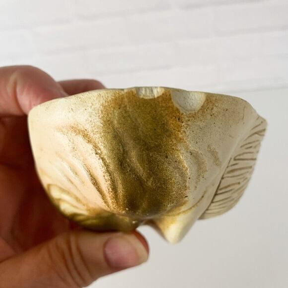 Vtg Chalk Ware Woman Head Wall Hanging Feather Hat Plaster Antique Lady Key Hook - Picture 7 of 8